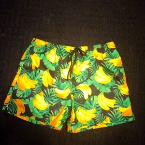 Banana swim trunks